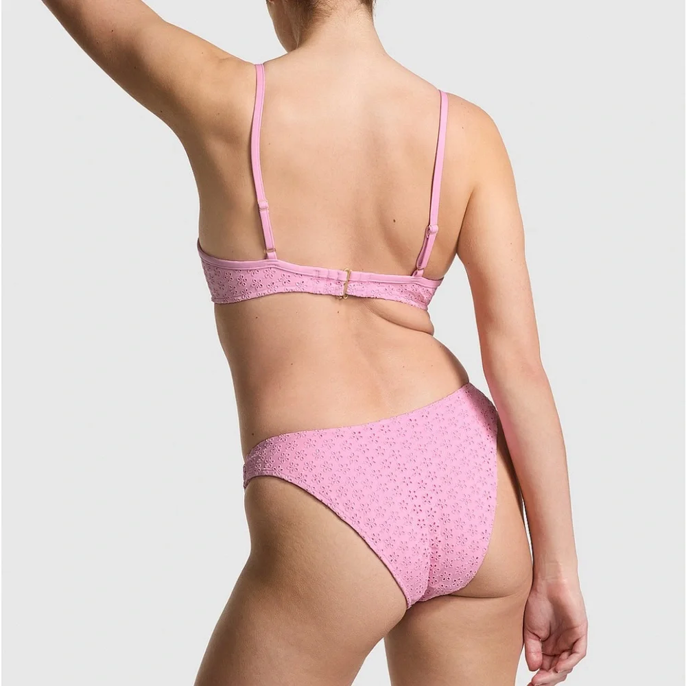 Frankie’s bikinis pink bikini set